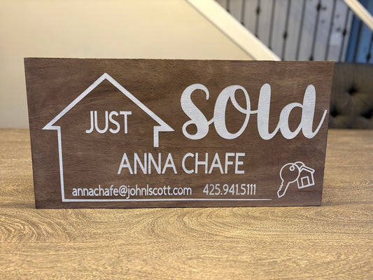 Realtor Closing Sign