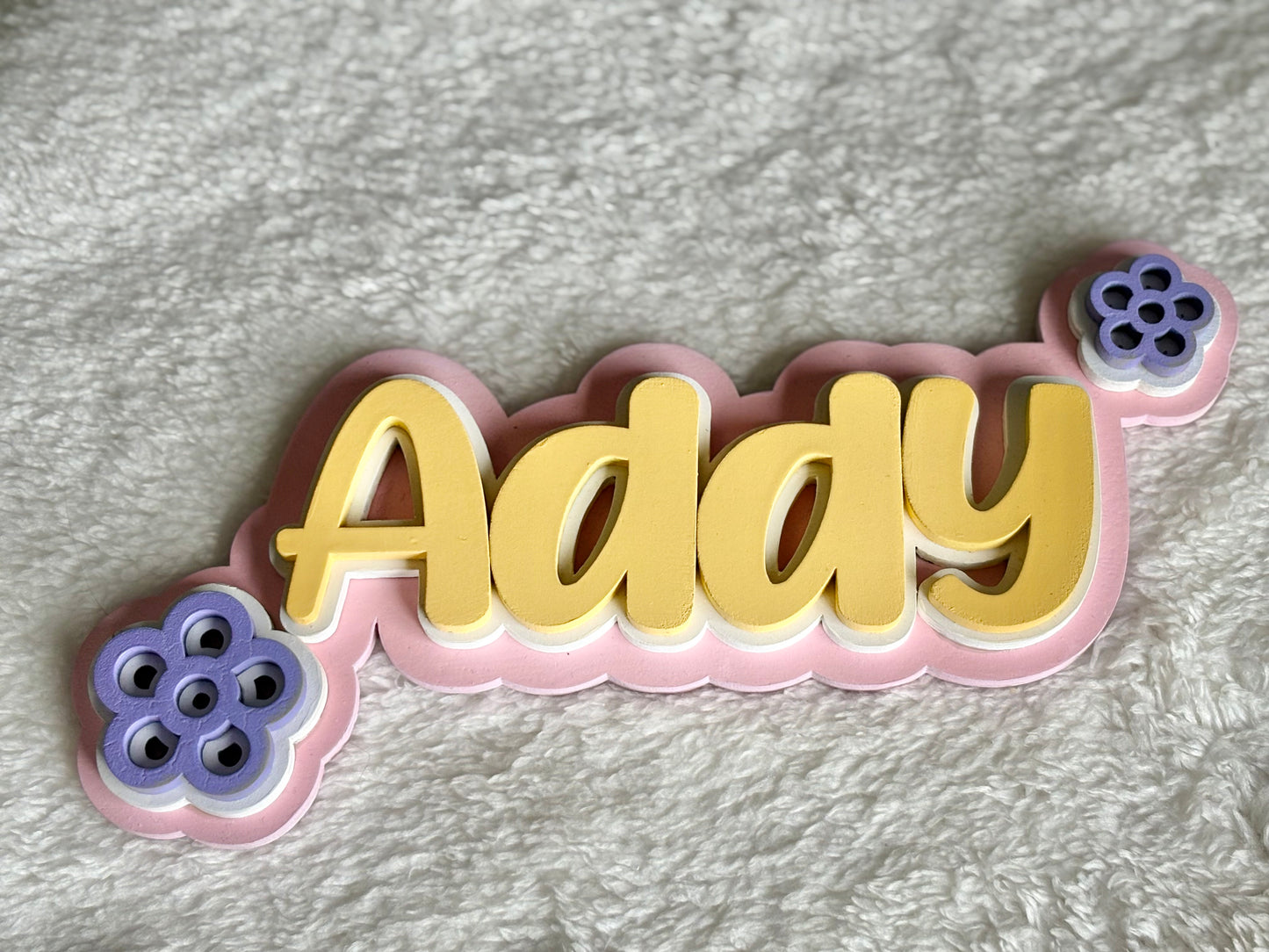 Nursery name sign