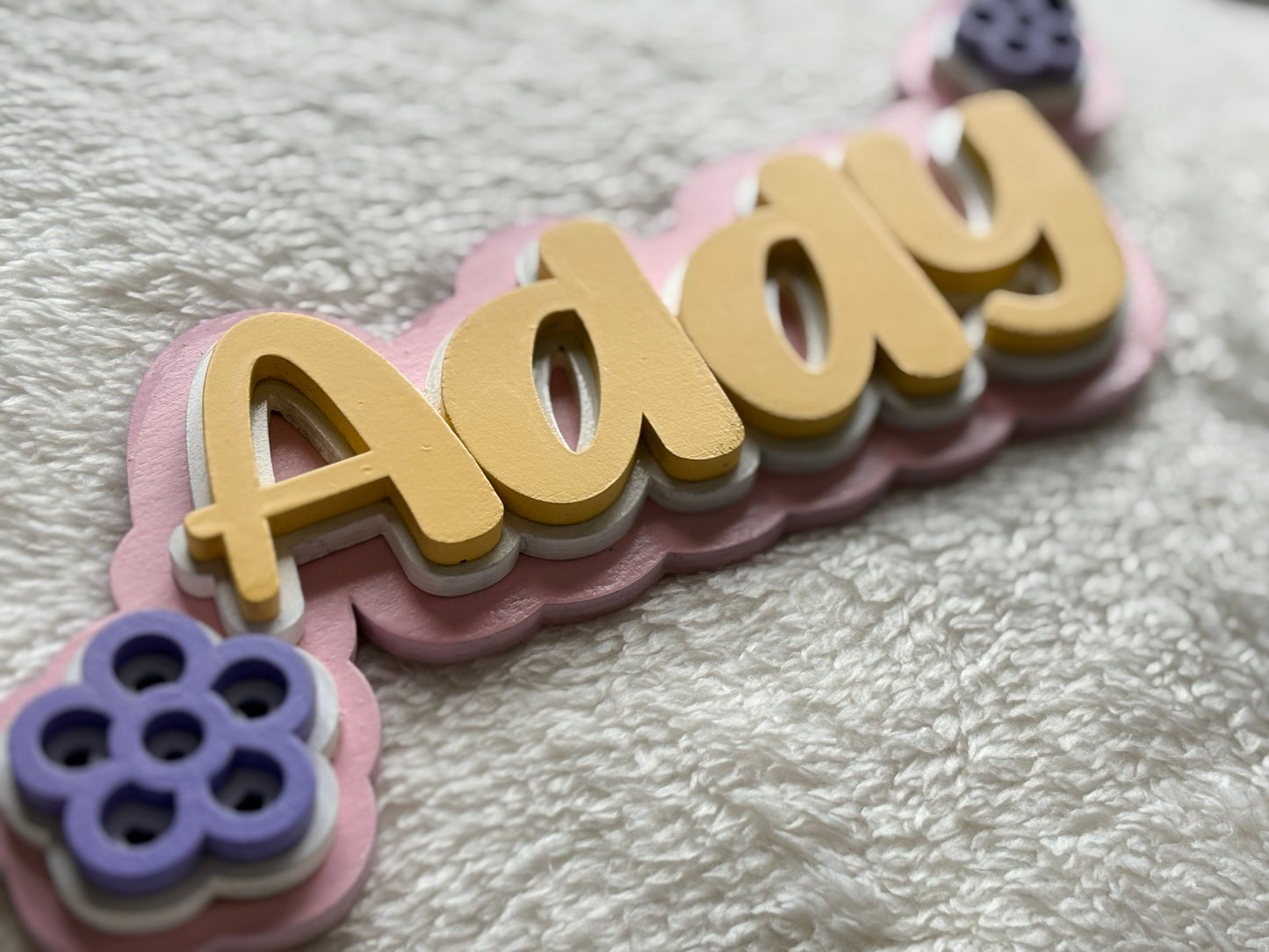 Nursery name sign