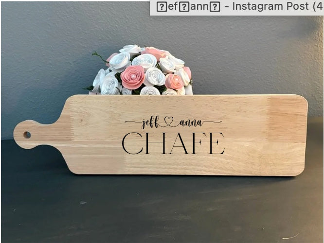 Personalized Cutting Board